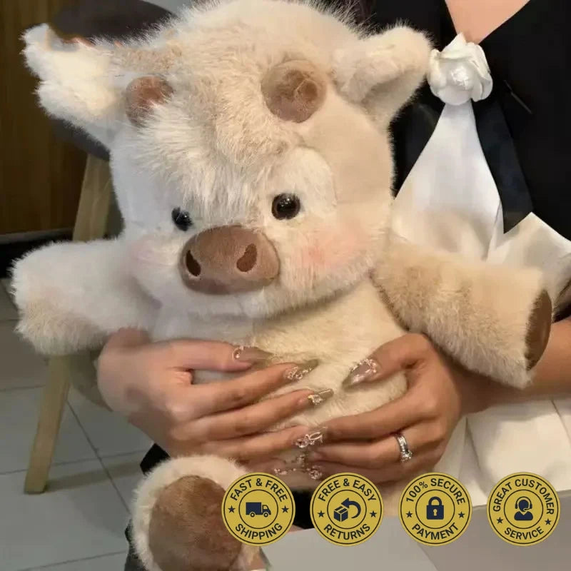 Running Highland Cow Plush Toy