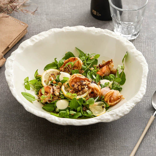 StoneEdge Porzellanschale – Texturierte Handwerkskunst mit natürlicher Eleganz