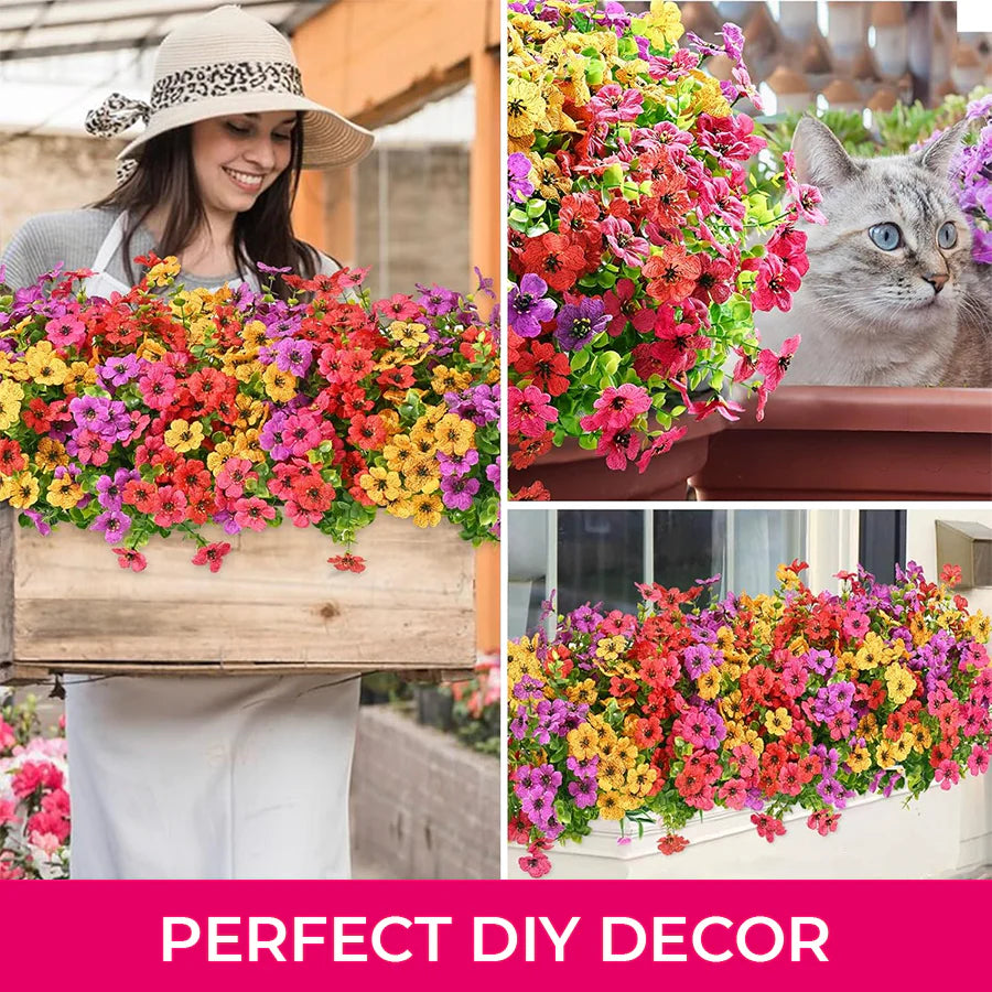🔥Last Day 50% OFF🔥Realistic UV-Resistant Outdoor Flowers – Zero Maintenance
